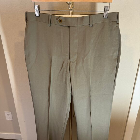 Brooks Brothers Madison Wool Dress Pant in Tan Mens 34x32 - Picture 5 of 9